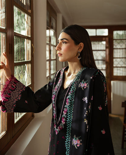 Republic Womenswear | Rosalee Winter 24 | D10 (Kian) S Black Khaddar