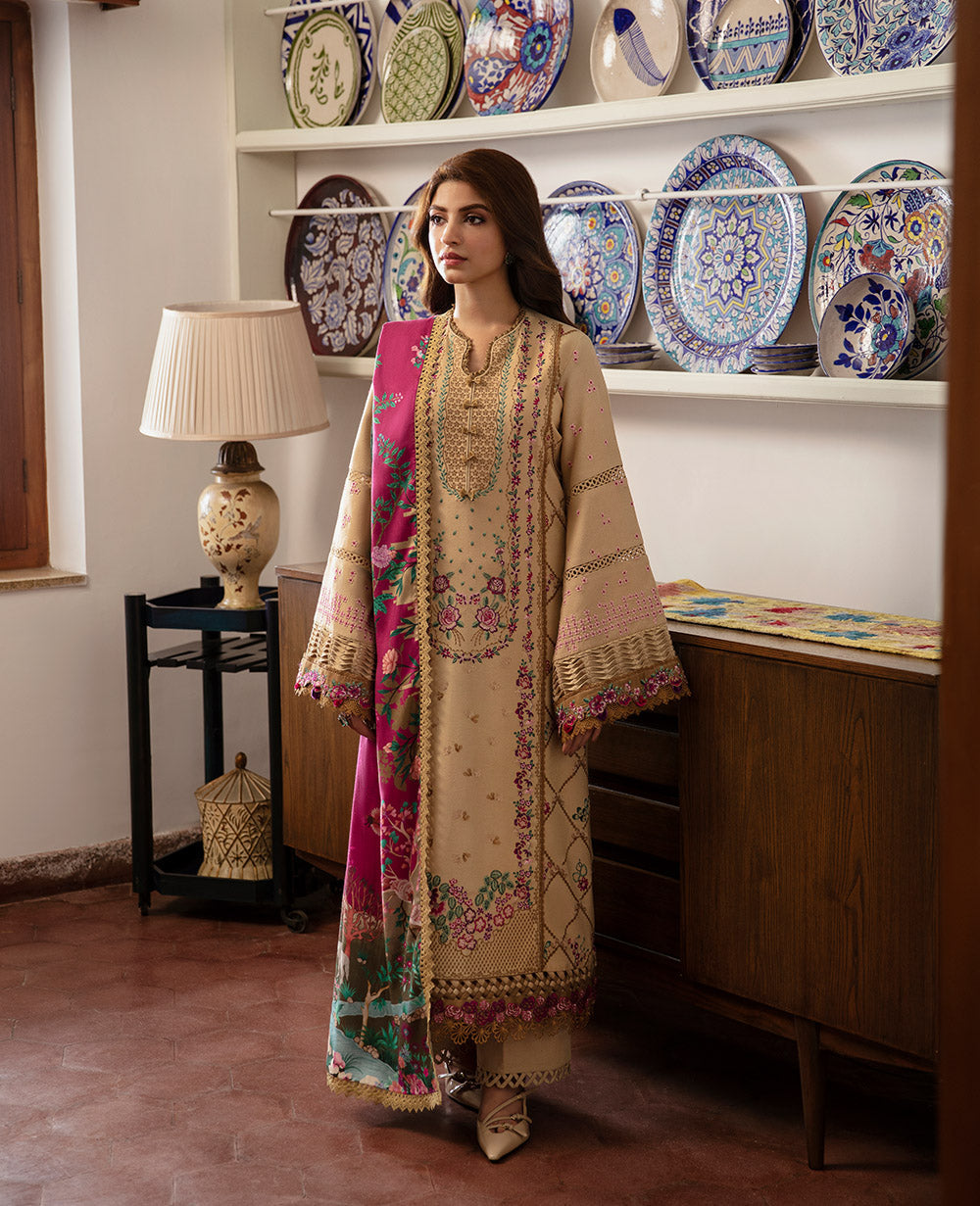 Republic Womenswear | Rosalee Winter 24 | D12 (Kiara) XS Beige Karandi