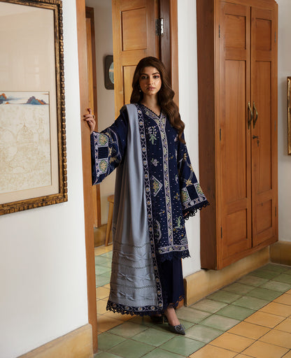 Republic Womenswear | Rosalee Winter 24 | D1 (Zira) XS Navy Karandi