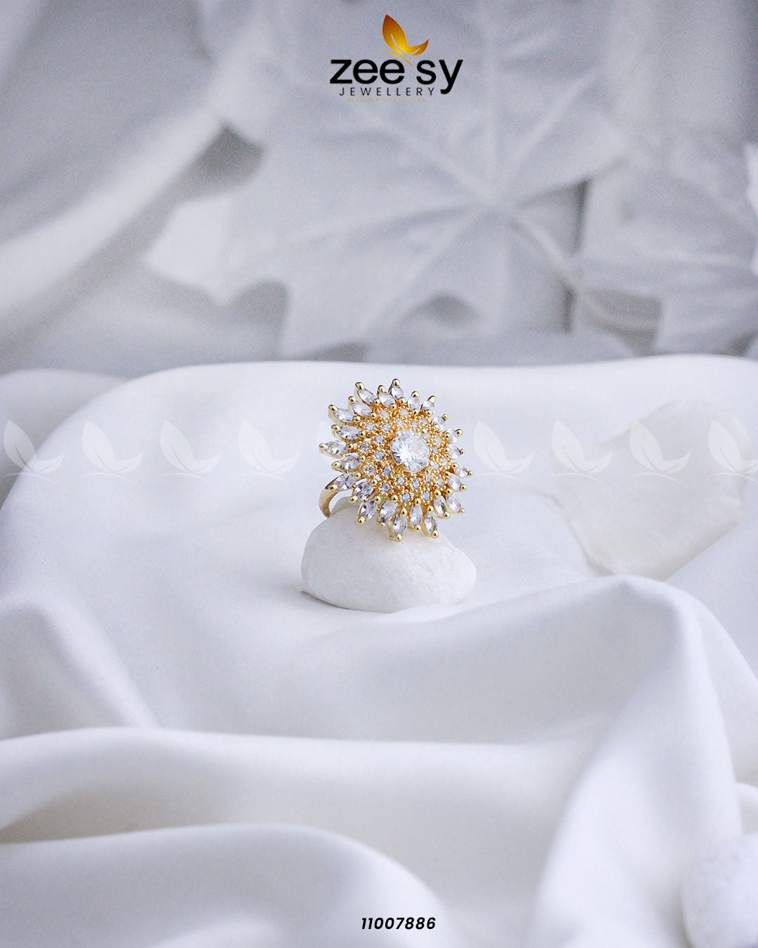 Ring-8270 Golden White