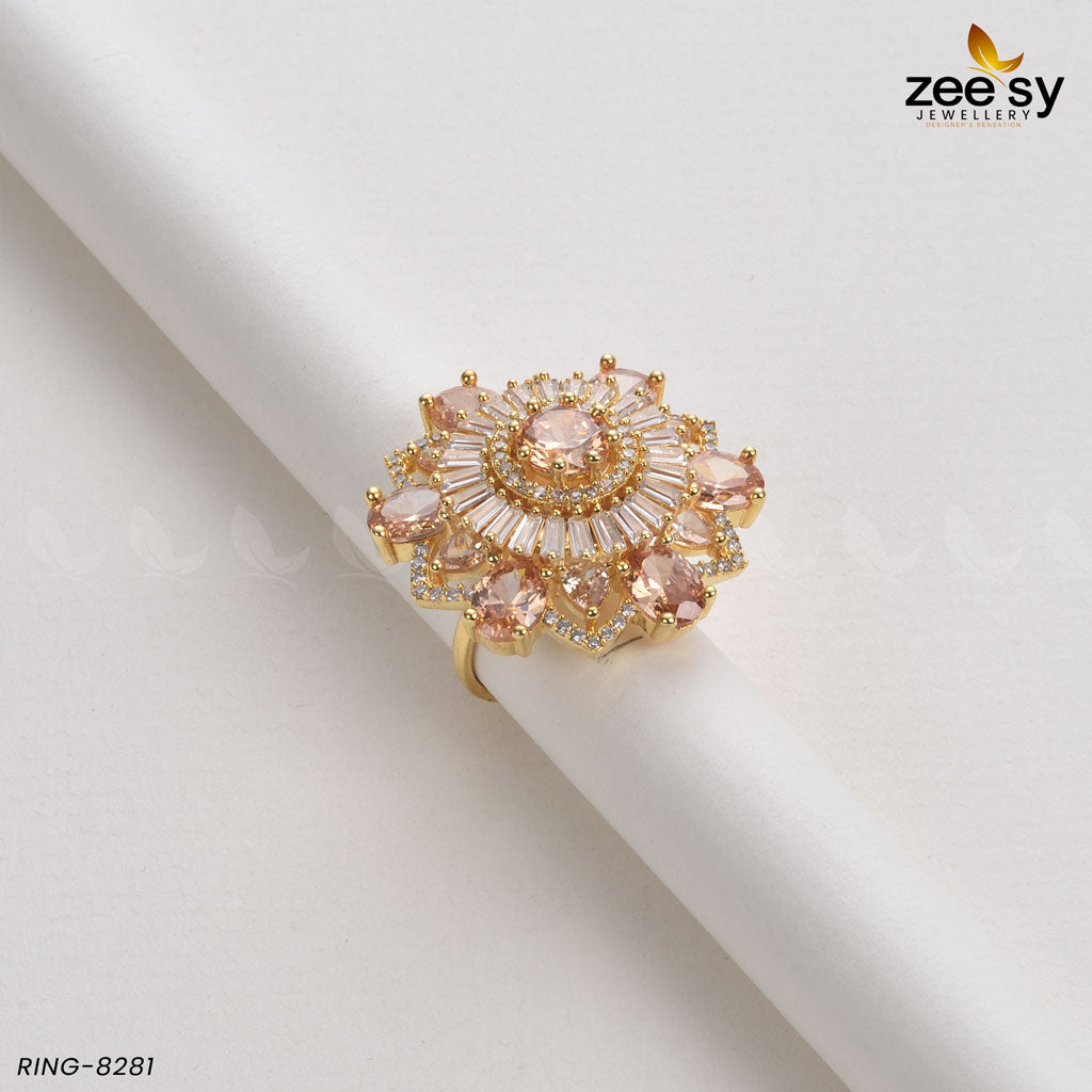 Sunflower Ring-8281 Golden Champagne