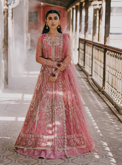 Roheenaz | Pehli Si Muhabbat Wedding Collection | Ulfat XS Pink Net