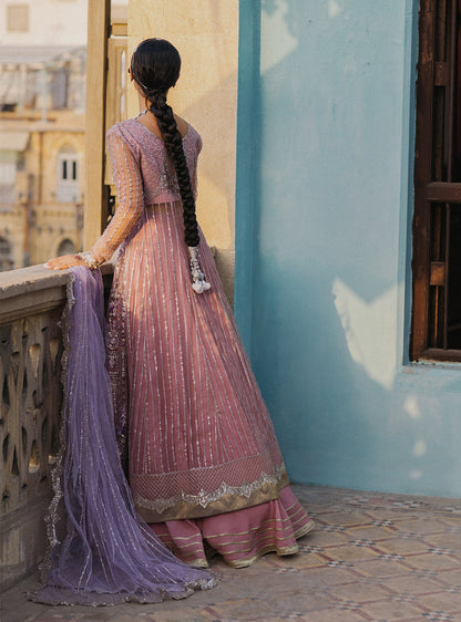 Roheenaz | Pehli Si Muhabbat Wedding Collection | Amyra S Net Lilac