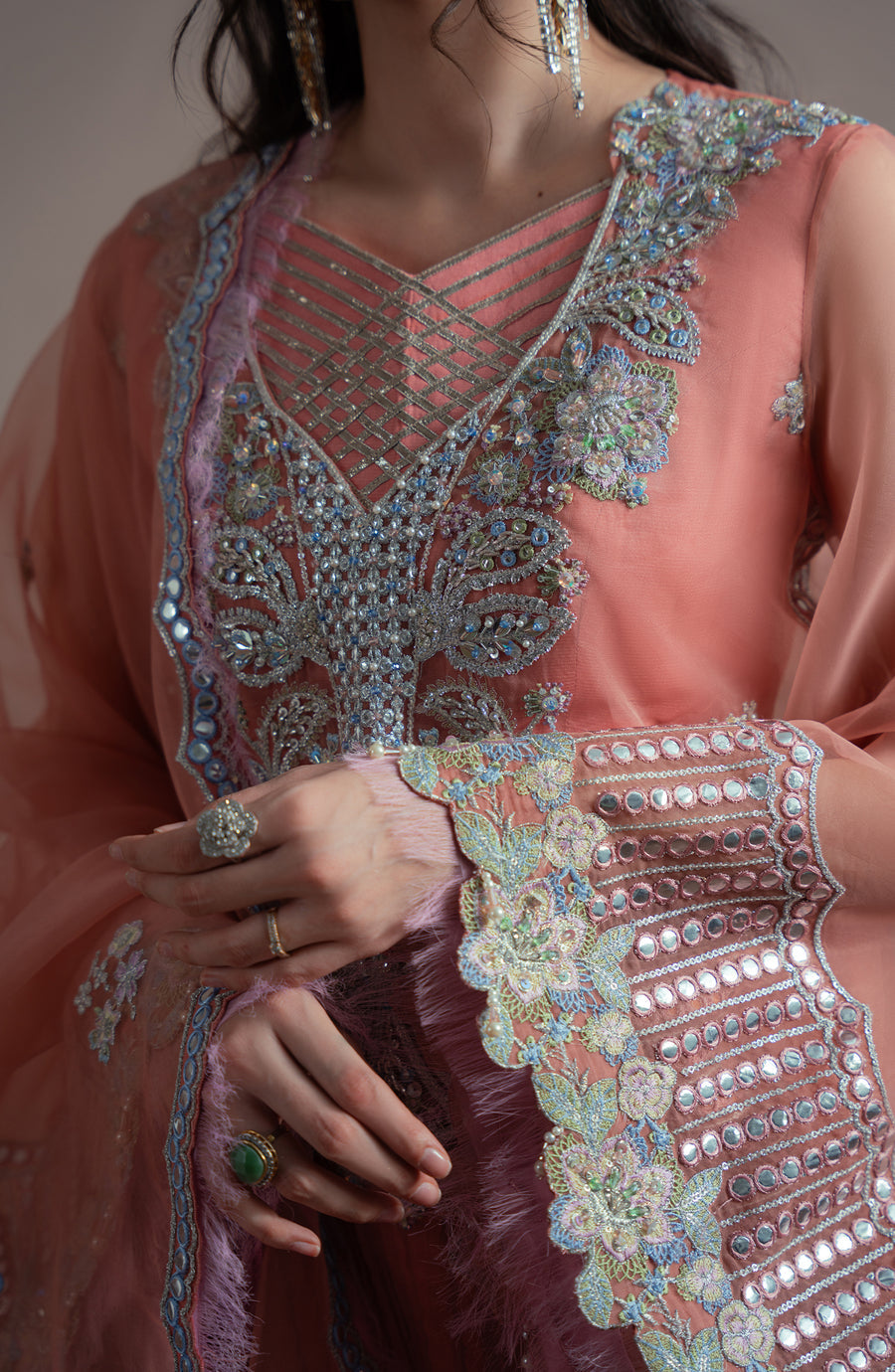 Fabiha Fatima | Elvin Pret Wear | FAYRA - Pakistani Designer Dress - by Fabiha Fatima - Type : Ladies Clothes - 100% Original at Saira Sultan