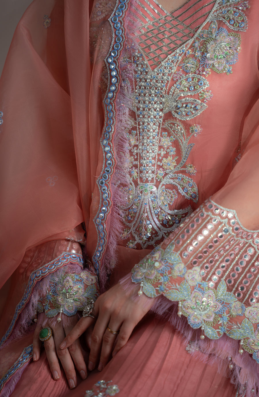 Fabiha Fatima | Elvin Pret Wear | FAYRA - Pakistani Designer Dress - by Fabiha Fatima - Type : Ladies Clothes - 100% Original at Saira Sultan