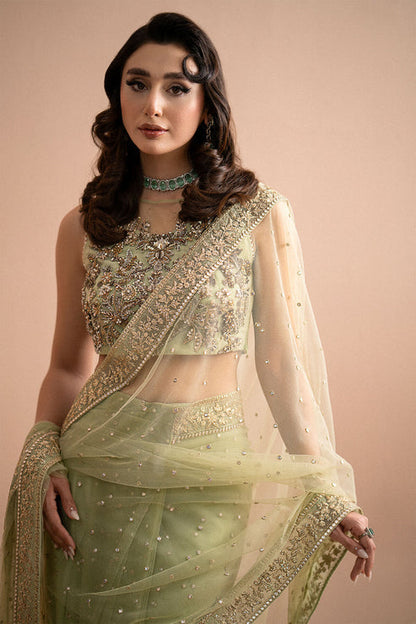 Imrozia Premium | Lumiere Luxury Sarees | 03 Eden - Pakistani Designer Dress - by Imrozia Premium | Type: Formal - 100% Original at Saira Sultan