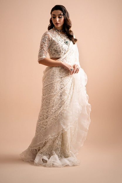 Imrozia Premium | Lumiere Luxury Sarees | 04 Dream - Pakistani Designer Dress - by Imrozia Premium | Type: Formal - 100% Original at Saira Sultan