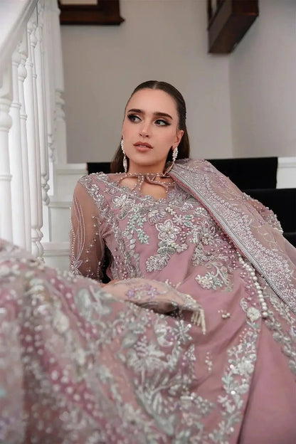 AJR Couture | Alif Luxury Wedding Formals 23 | Violet - Pakistani Designer Dress - by AJR Couture | Type: Bridal - 100% Original at Saira Sultan