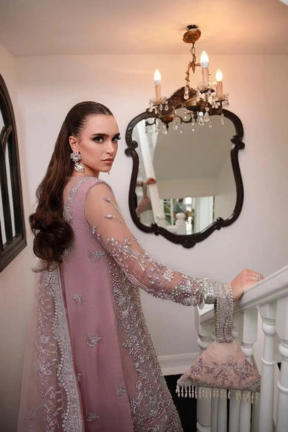 AJR Couture | Alif Luxury Wedding Formals 23 | Violet - Pakistani Designer Dress - by AJR Couture | Type: Bridal - 100% Original at Saira Sultan