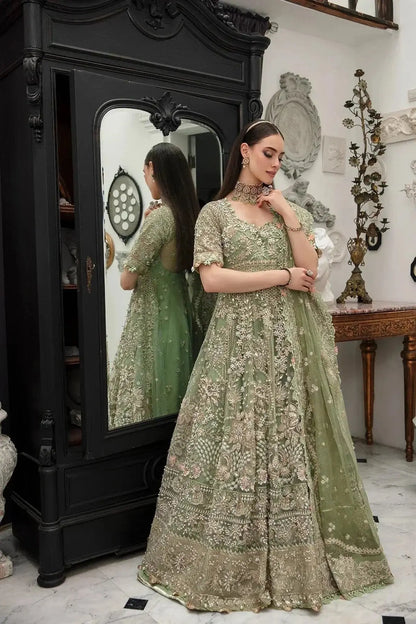 AJR Couture | Alif Luxury Wedding Formals 23 | Hazel - Pakistani Designer Dress - by AJR Couture | Type: Bridal - 100% Original at Saira Sultan