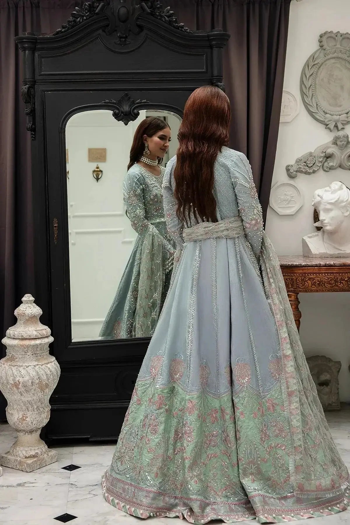 AJR Couture | Alif Luxury Wedding Formals 23 | Veronica - Pakistani Designer Dress - by AJR Couture | Type: Bridal - 100% Original at Saira Sultan