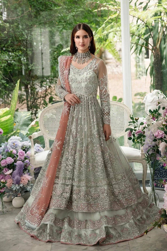 AJR Couture | Alif Luxury Wedding Formals 23 | Wisteria - Pakistani Designer Dress - by AJR Couture | Type: Bridal - 100% Original at Saira Sultan