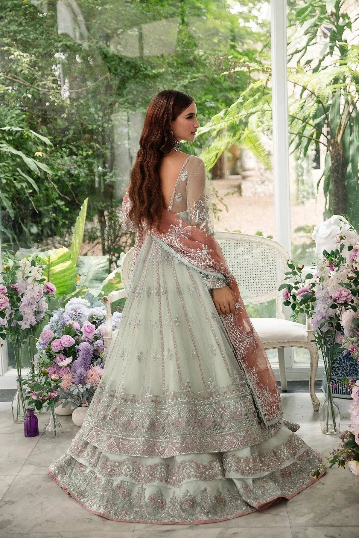 AJR Couture | Alif Luxury Wedding Formals 23 | Wisteria - Pakistani Designer Dress - by AJR Couture | Type: Bridal - 100% Original at Saira Sultan