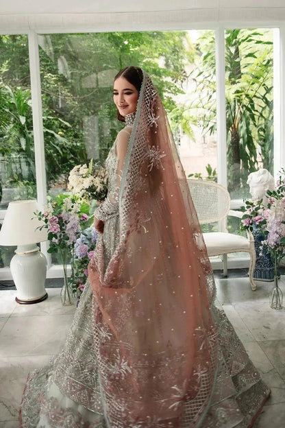 AJR Couture | Alif Luxury Wedding Formals 23 | Wisteria - Pakistani Designer Dress - by AJR Couture | Type: Bridal - 100% Original at Saira Sultan
