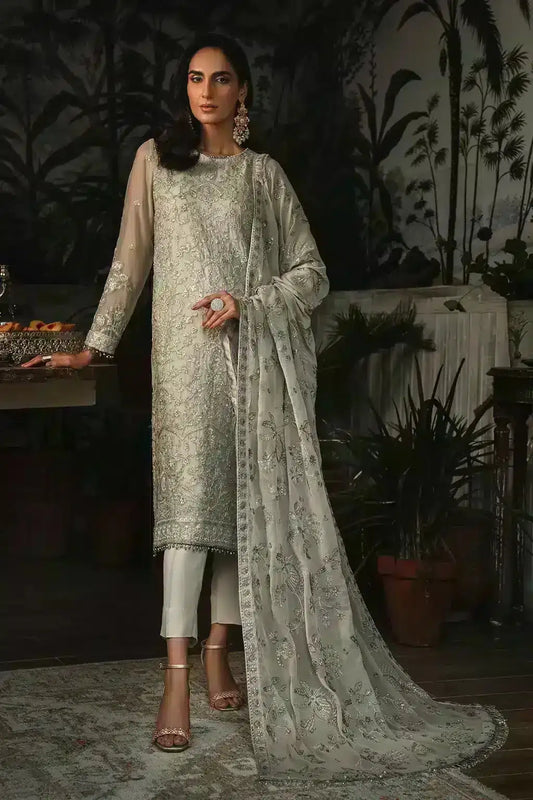 Zarif | LA ROSELLA Formals | ZLR 05 SANDY - Pakistani Designer Dress - by Zarif | Type: Formal - 100% Original at Saira Sultan