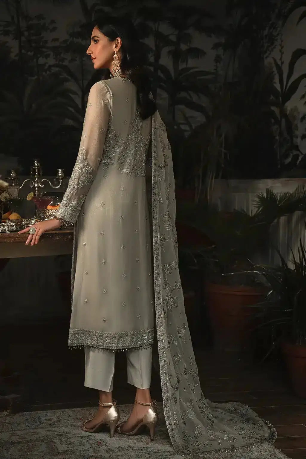 Zarif | LA ROSELLA Formals | ZLR 05 SANDY - Pakistani Designer Dress - by Zarif | Type: Formal - 100% Original at Saira Sultan