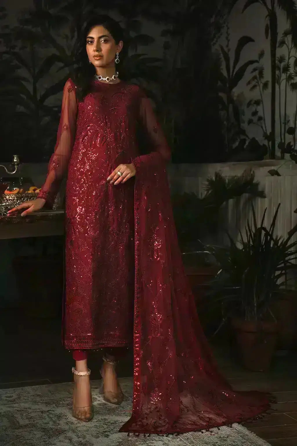 Zarif | LA ROSELLA Formals | ZLR 01 MARLENE - Pakistani Designer Dress - by Zarif | Type: Formal - 100% Original at Saira Sultan