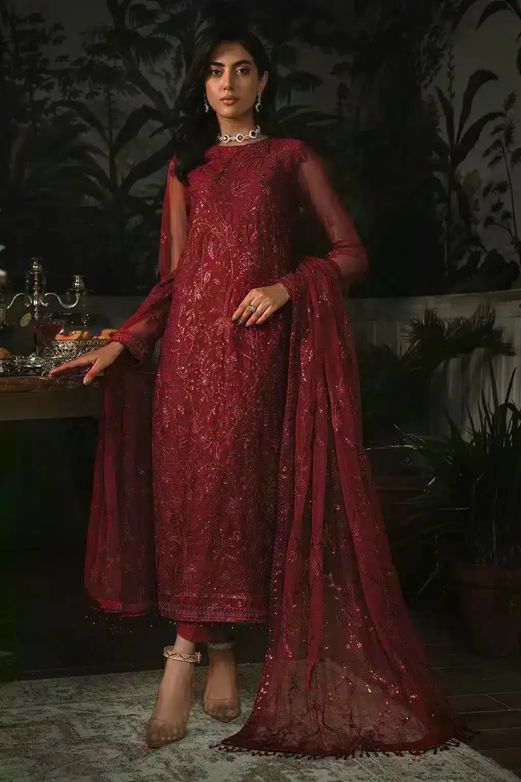 Zarif | LA ROSELLA Formals | ZLR 01 MARLENE - Pakistani Designer Dress - by Zarif | Type: Formal - 100% Original at Saira Sultan