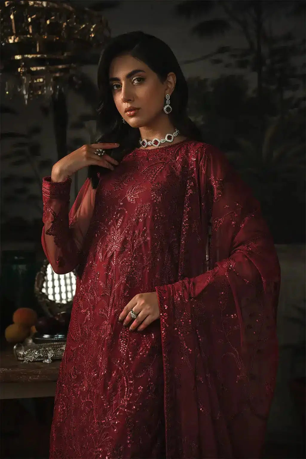 Zarif | LA ROSELLA Formals | ZLR 01 MARLENE - Pakistani Designer Dress - by Zarif | Type: Formal - 100% Original at Saira Sultan