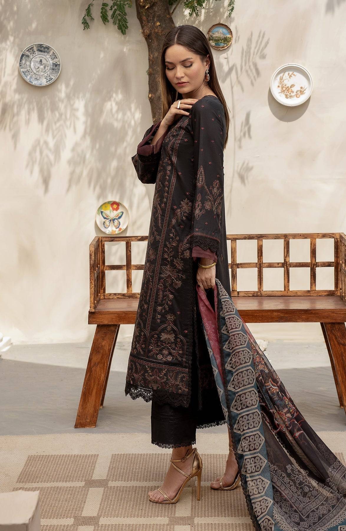 Zarif | Festive Lawn | ZFL 03 JEMIMA - Pakistani Designer Dress - by Zarif | Type: Luxury - 100% Original at Saira Sultan