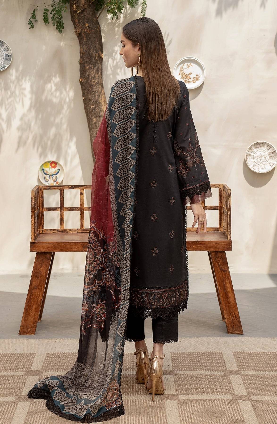 Zarif | Festive Lawn | ZFL 03 JEMIMA - Pakistani Designer Dress - by Zarif | Type: Luxury - 100% Original at Saira Sultan