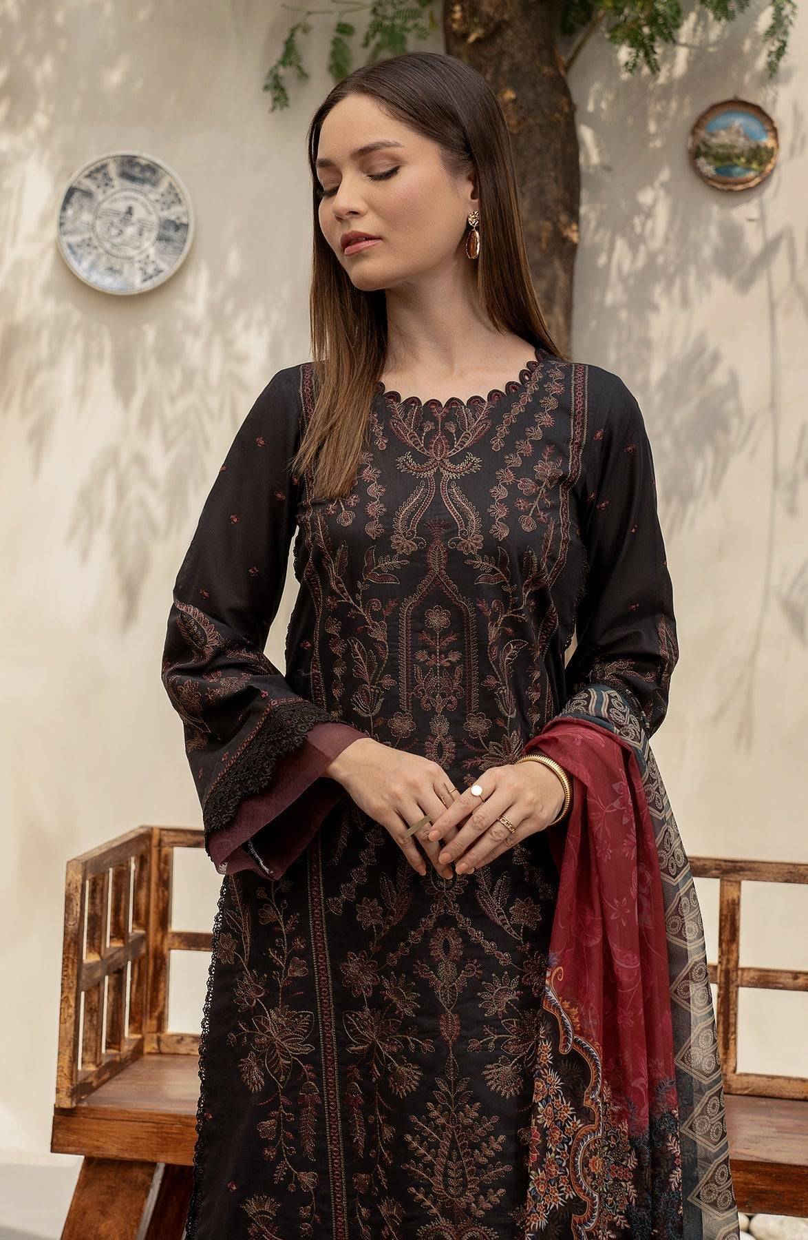 Zarif | Festive Lawn | ZFL 03 JEMIMA - Pakistani Designer Dress - by Zarif | Type: Luxury - 100% Original at Saira Sultan