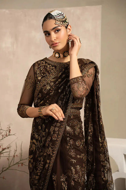 Zarif | Naqsh Festive Formals 23 | ZRN 01 SIYAH - Pakistani Designer Dress - by Zarif | Type: Formal - 100% Original at Saira Sultan
