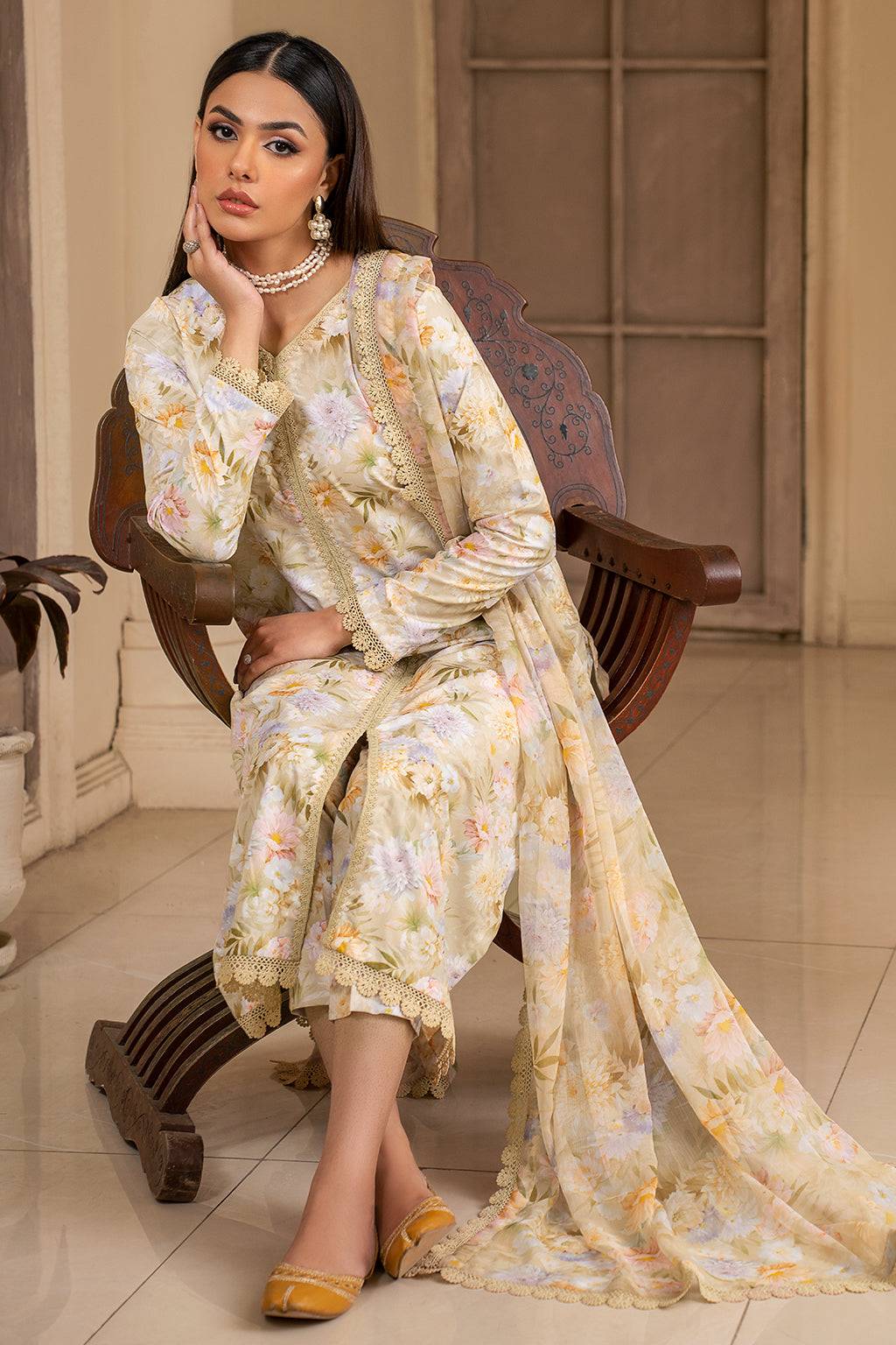 Zarif | Prints 24 | ZPR 02 AURORA - Pakistani Designer Dress - by Zarif | Type: Formal - 100% Original at Saira Sultan
