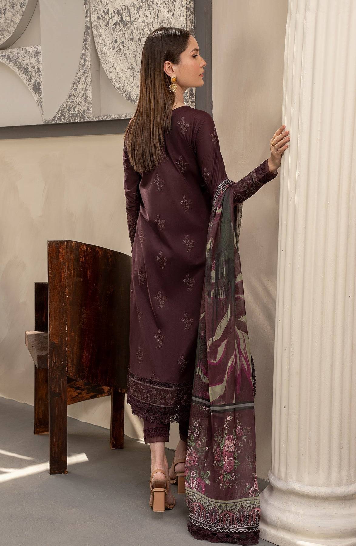 Zarif | Festive Lawn | ZFL 05 MIRAAL - Pakistani Designer Dress - by Zarif | Type: Luxury - 100% Original at Saira Sultan
