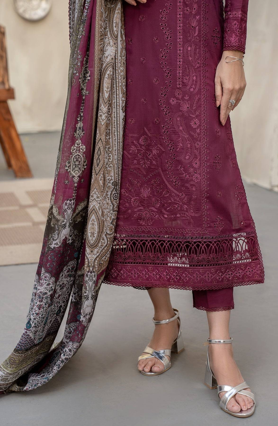 Zarif | Festive Lawn | ZFL 01 RAHAA - Pakistani Designer Dress - by Zarif | Type: Luxury - 100% Original at Saira Sultan