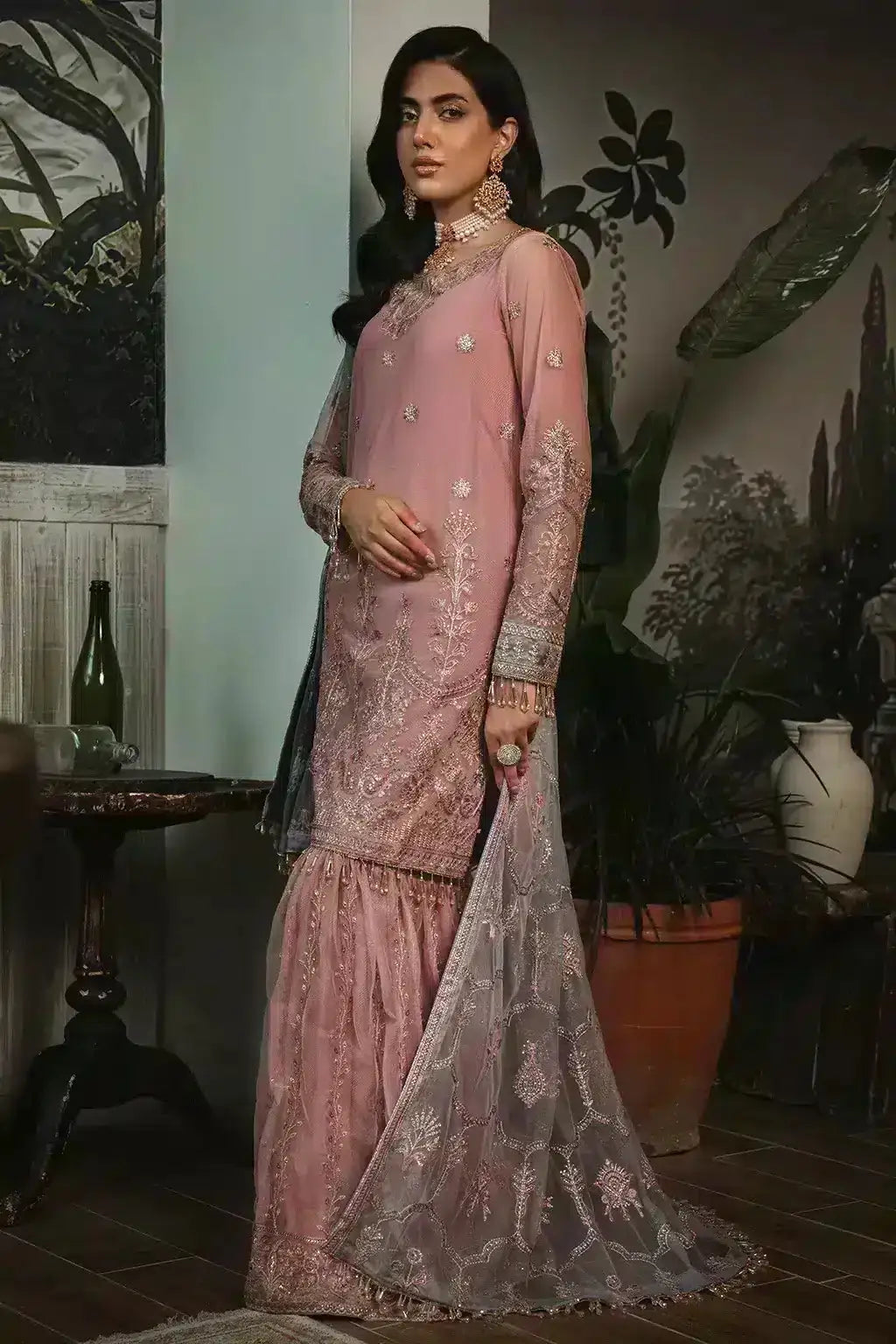 Zarif | LA ROSELLA Formals | ZLR 03 BLOOM - Pakistani Designer Dress - by Zarif | Type: Formal - 100% Original at Saira Sultan