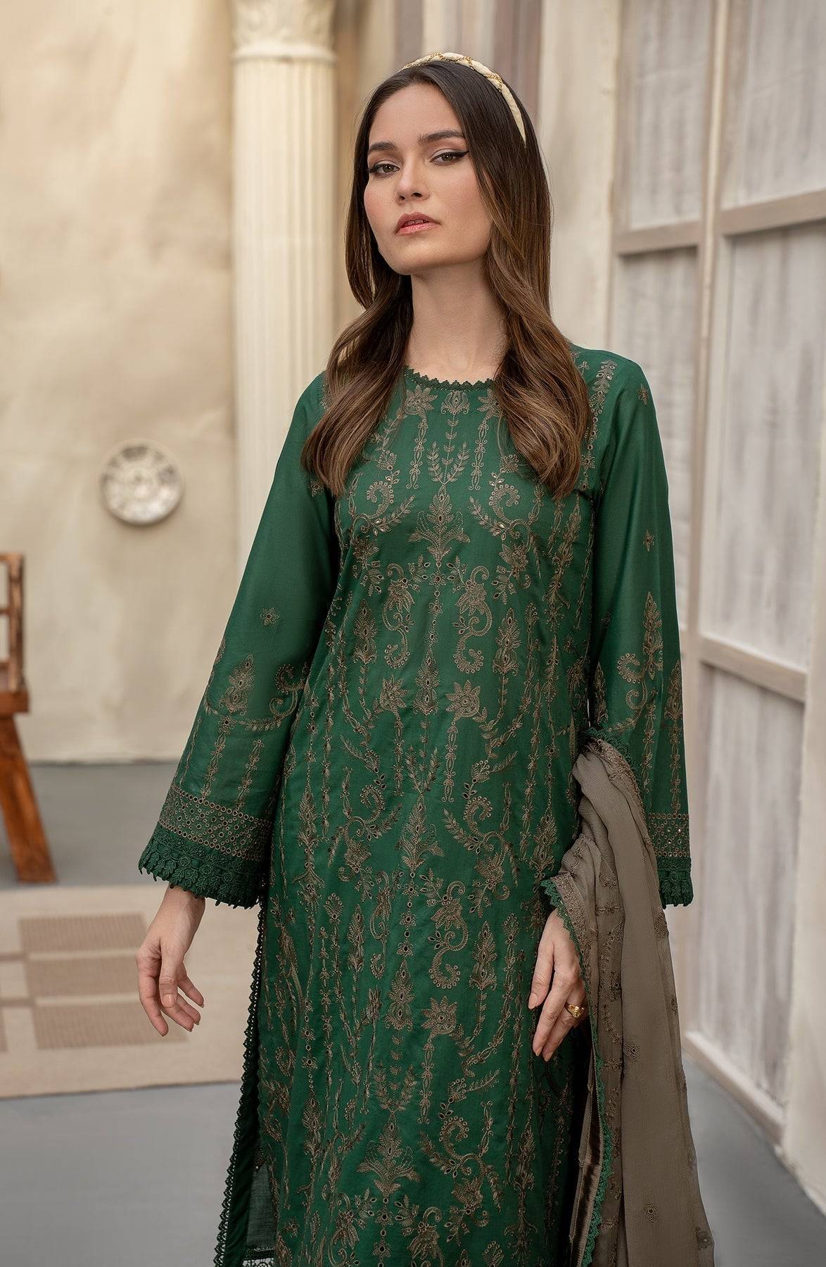 Zarif | Festive Lawn | ZFL 06 LIVIA - Pakistani Designer Dress - by Zarif | Type: Luxury - 100% Original at Saira Sultan
