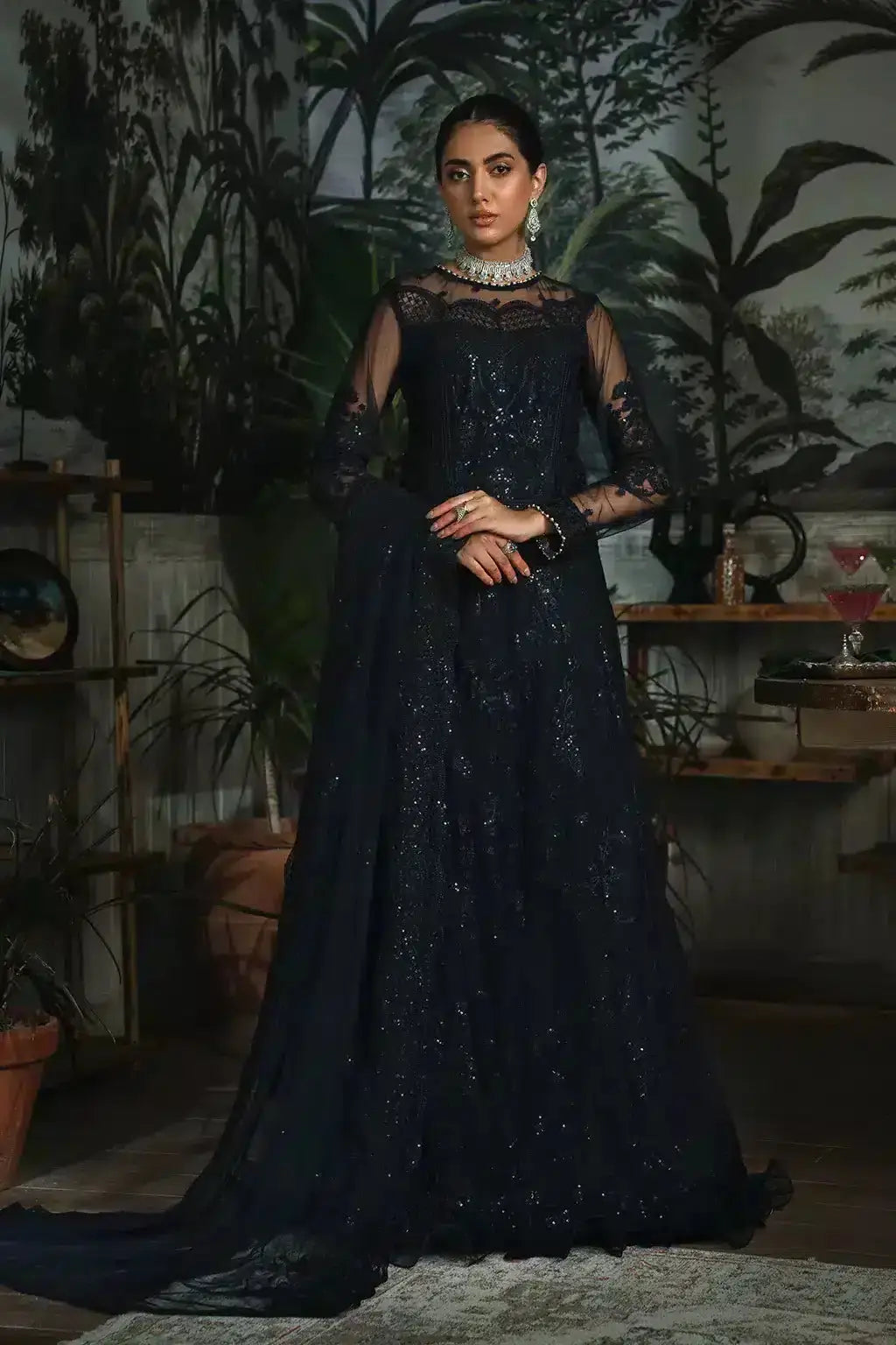 Zarif | LA ROSELLA Formals | ZLR 08 STARRY - Pakistani Designer Dress - by Zarif | Type: Formal - 100% Original at Saira Sultan