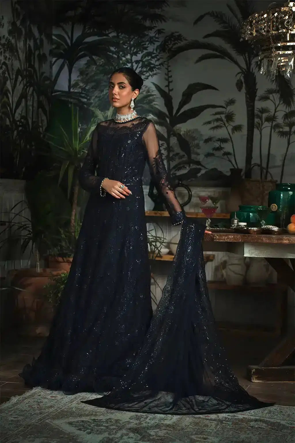 Zarif | LA ROSELLA Formals | ZLR 08 STARRY - Pakistani Designer Dress - by Zarif | Type: Formal - 100% Original at Saira Sultan