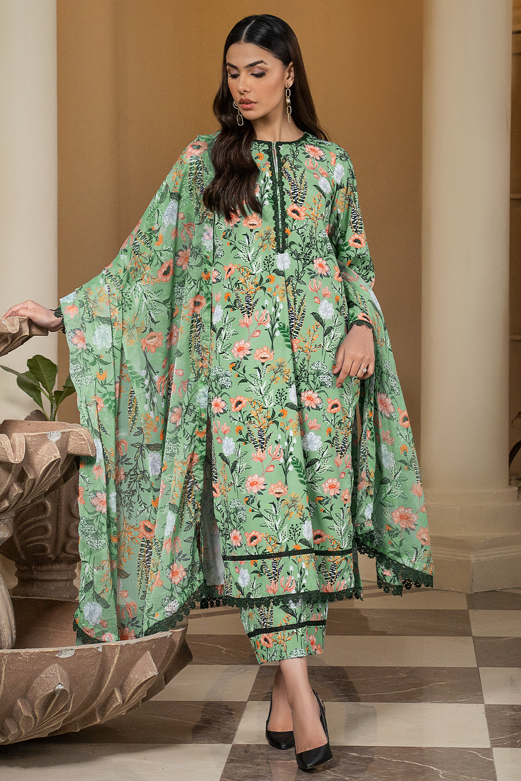 Zarif | Prints 24 | ZPR 04 DELILAH - Pakistani Designer Dress - by Zarif | Type: Formal - 100% Original at Saira Sultan