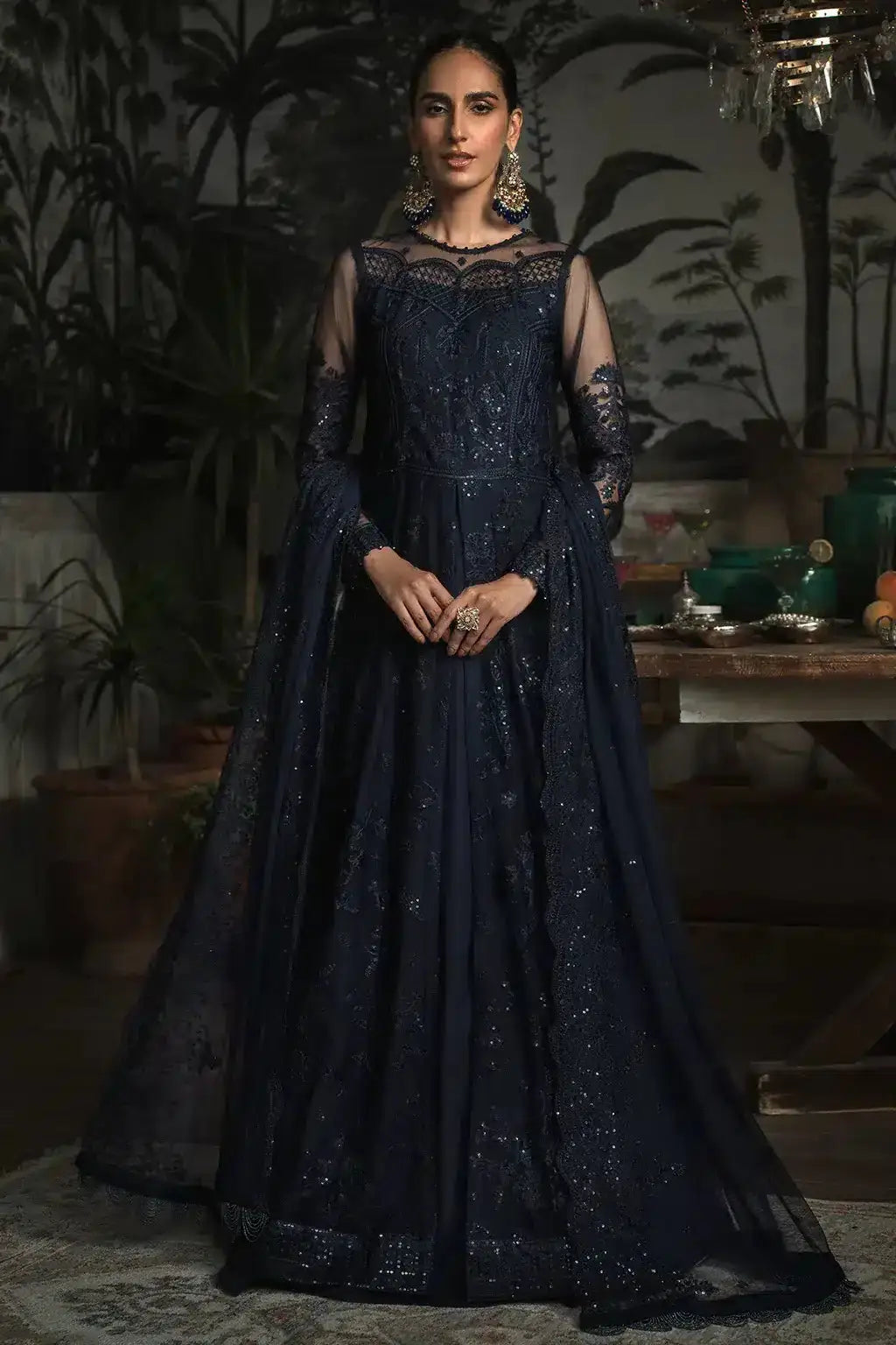 Zarif | LA ROSELLA Formals | ZLR 08 STARRY - Pakistani Designer Dress - by Zarif | Type: Formal - 100% Original at Saira Sultan