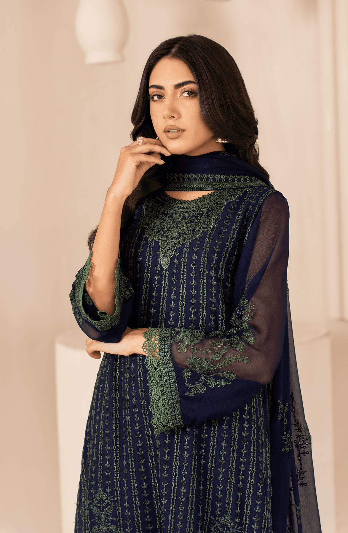 Zarif | Chiffon Edit | ZL 06 MAHAY - Pakistani Designer Dress - by Zarif | Type: Formal - 100% Original at Saira Sultan