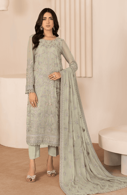 Zarif | Chiffon Edit | ZL 04 AFSA - Pakistani Designer Dress - by Zarif | Type: Formal - 100% Original at Saira Sultan