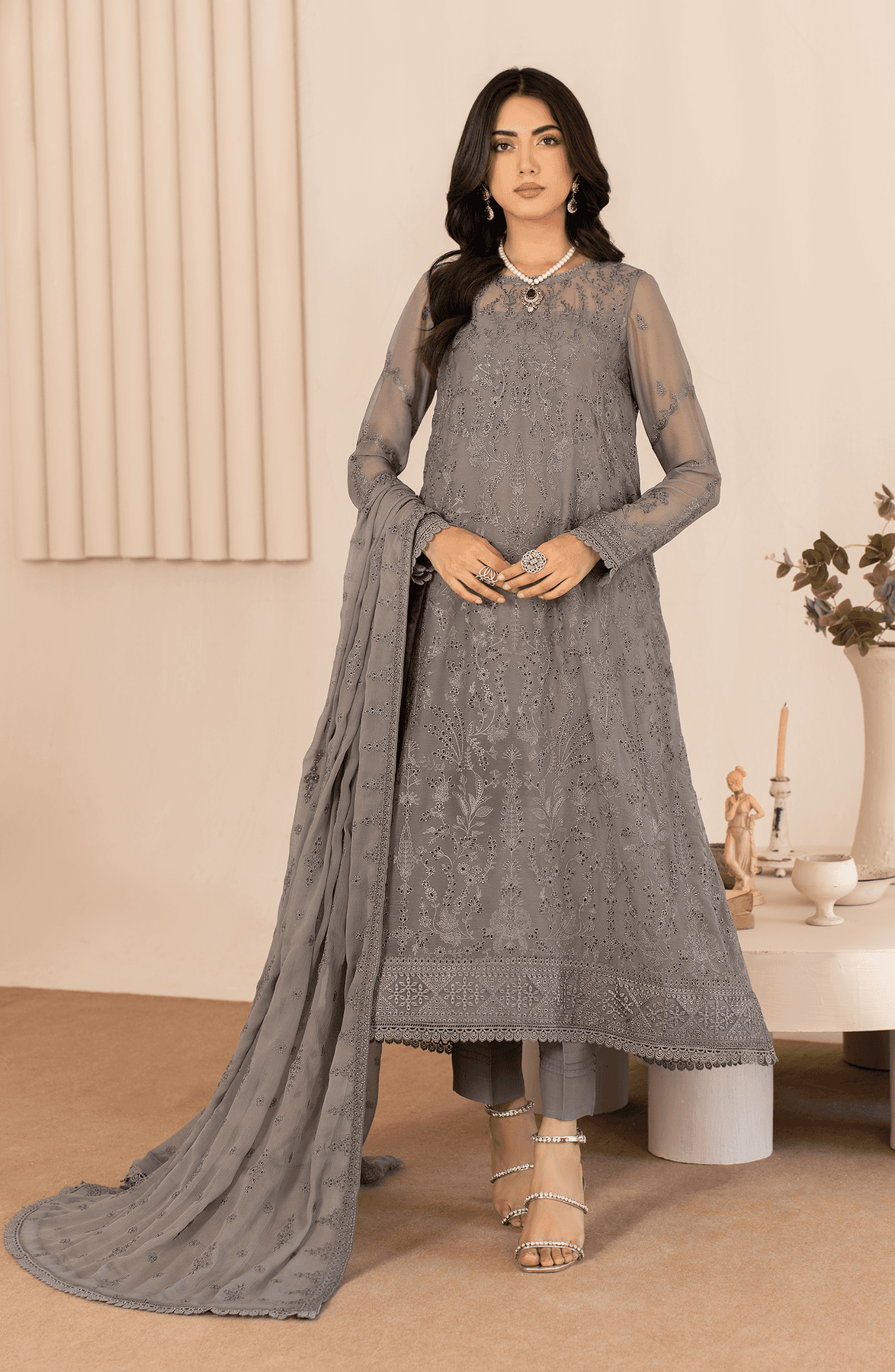 Zarif | Chiffon Edit | ZL 05 AYMAH - Pakistani Designer Dress - by Zarif | Type: Formal - 100% Original at Saira Sultan