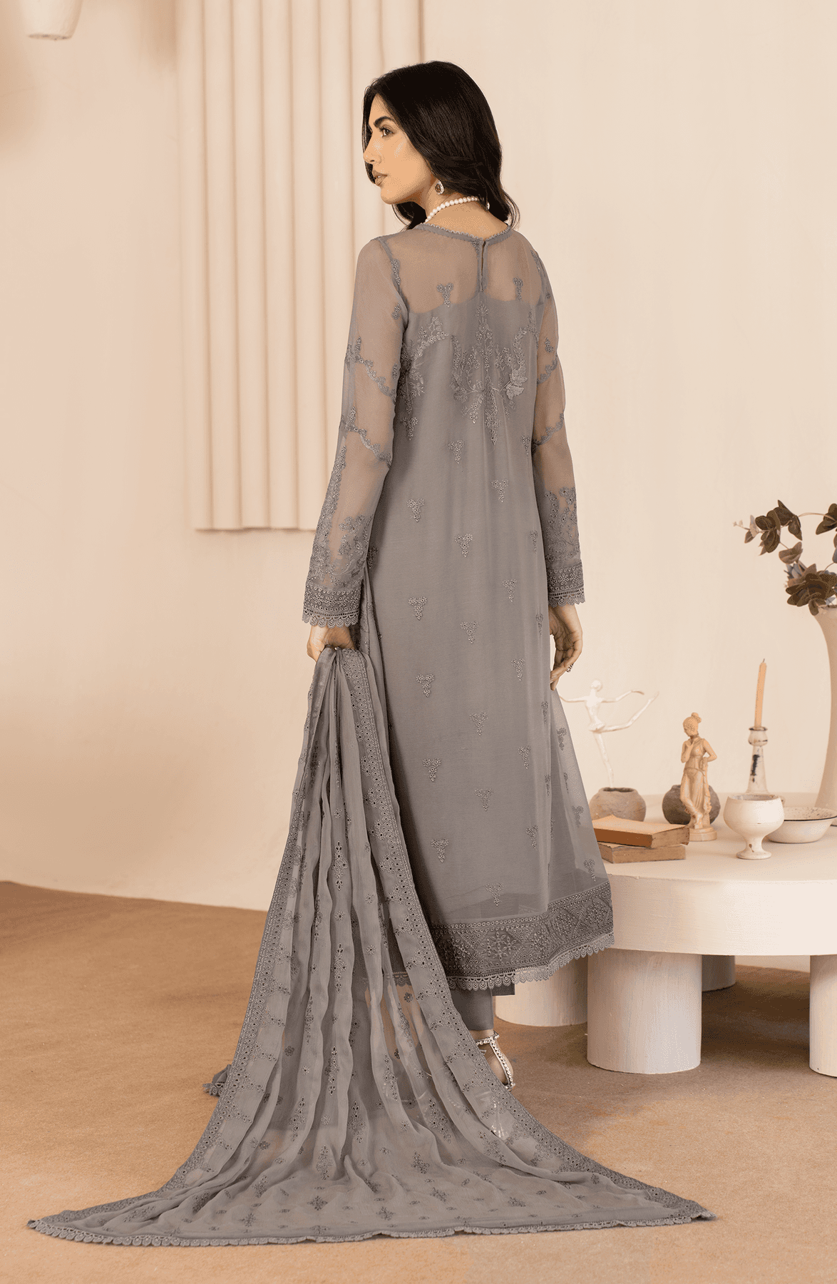 Zarif | Chiffon Edit | ZL 05 AYMAH - Pakistani Designer Dress - by Zarif | Type: Formal - 100% Original at Saira Sultan