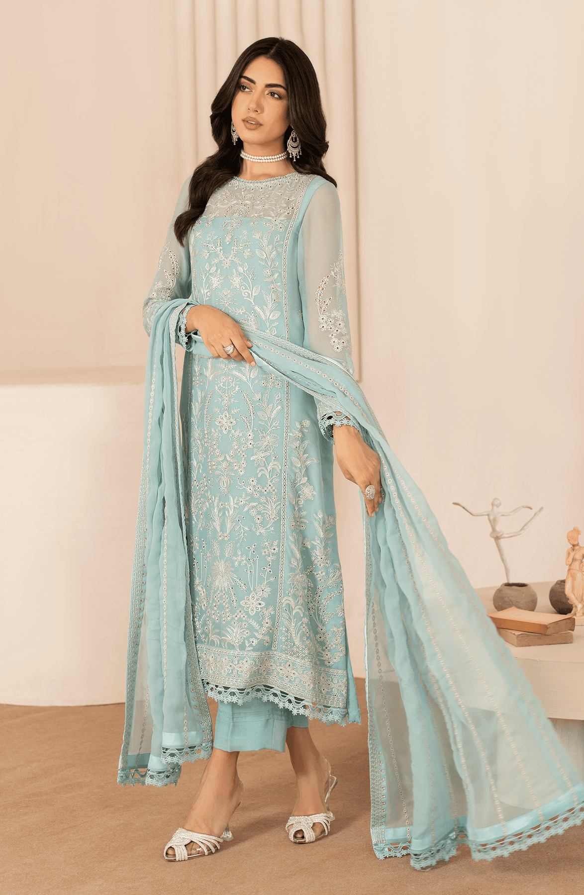 Zarif | Chiffon Edit | ZL 02 SAHIBA - Pakistani Designer Dress - by Zarif | Type: Formal - 100% Original at Saira Sultan