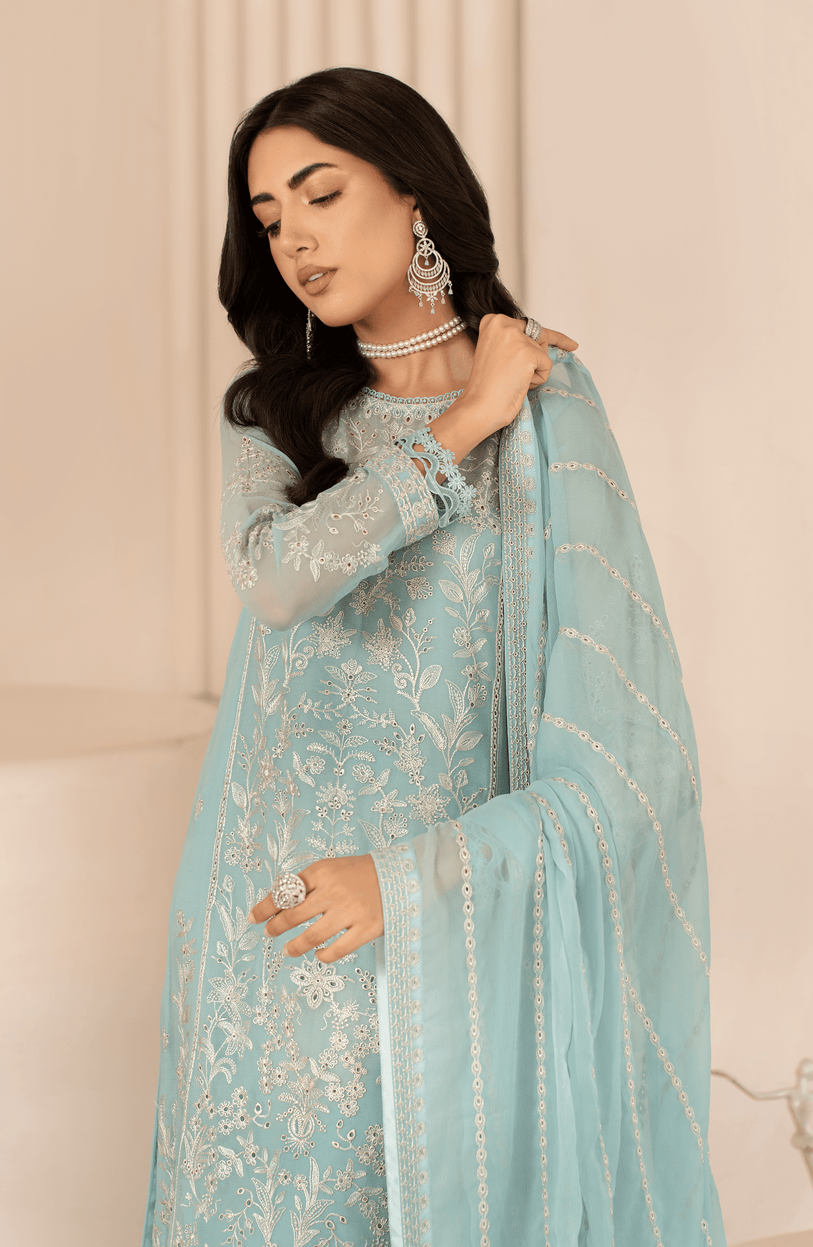Zarif | Chiffon Edit | ZL 02 SAHIBA - Pakistani Designer Dress - by Zarif | Type: Formal - 100% Original at Saira Sultan