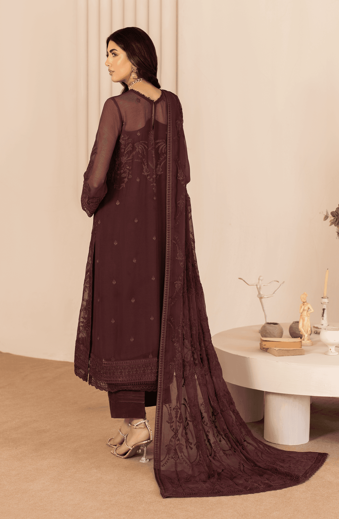 Zarif | Chiffon Edit | ZL 03 HALA - Pakistani Designer Dress - by Zarif | Type: Formal - 100% Original at Saira Sultan