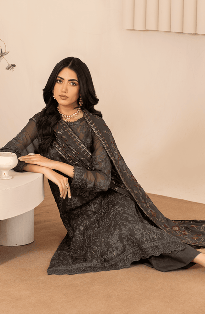 Zarif | Chiffon Edit | ZL 01 FAHIMA - Pakistani Designer Dress - by Zarif | Type: Formal - 100% Original at Saira Sultan