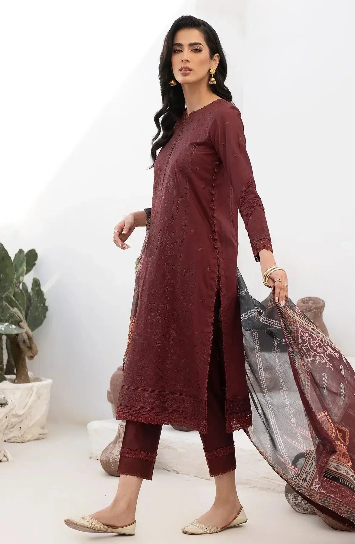 Zarif | Eid Lawn 24| ZL 02 ELVIRA - Pakistani Designer Dress - by Zarif | Type: Luxury - 100% Original at Saira Sultan