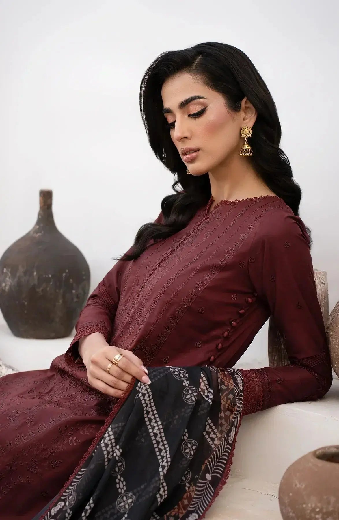 Zarif | Eid Lawn 24| ZL 02 ELVIRA - Pakistani Designer Dress - by Zarif | Type: Luxury - 100% Original at Saira Sultan