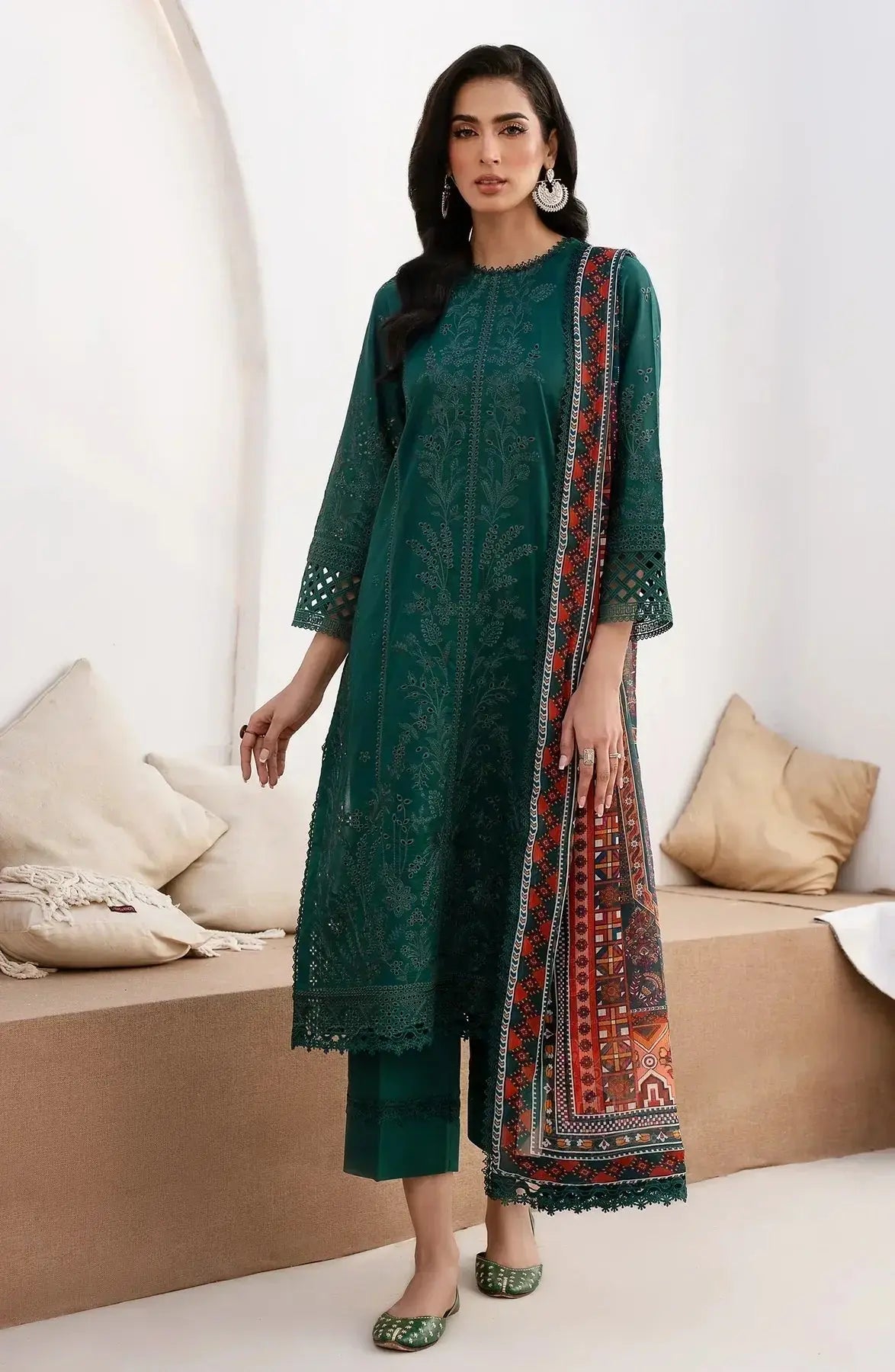 Zarif | Eid Lawn 24| ZL 01 MAPLE - Pakistani Designer Dress - by Zarif | Type: Luxury - 100% Original at Saira Sultan