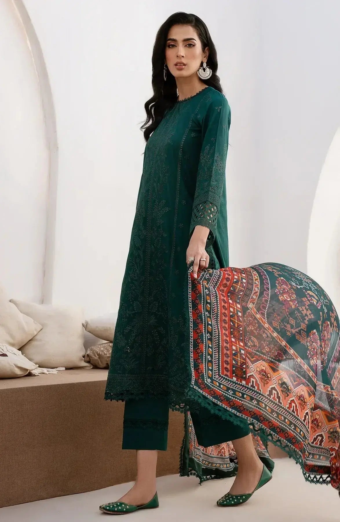 Zarif | Eid Lawn 24| ZL 01 MAPLE - Pakistani Designer Dress - by Zarif | Type: Luxury - 100% Original at Saira Sultan
