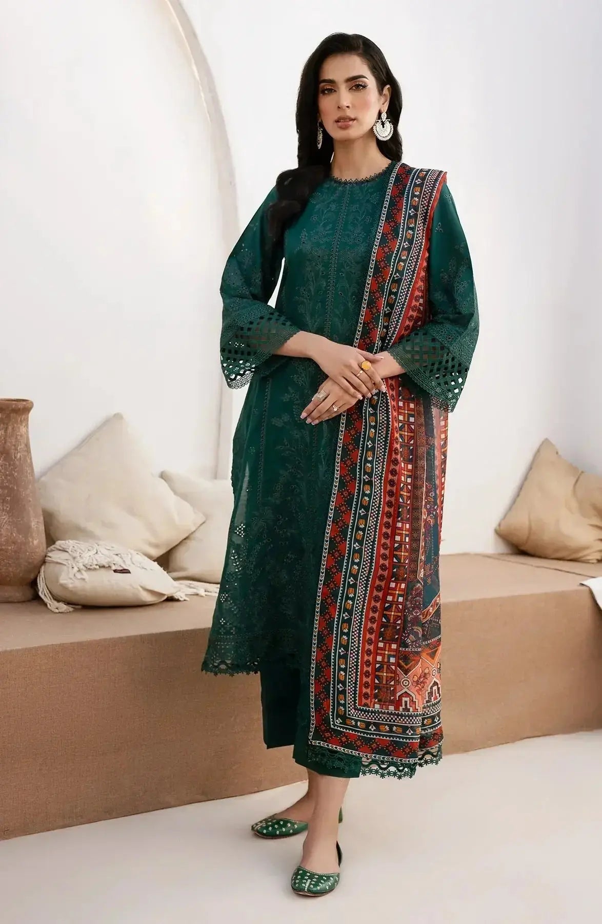 Zarif | Eid Lawn 24| ZL 01 MAPLE - Pakistani Designer Dress - by Zarif | Type: Luxury - 100% Original at Saira Sultan