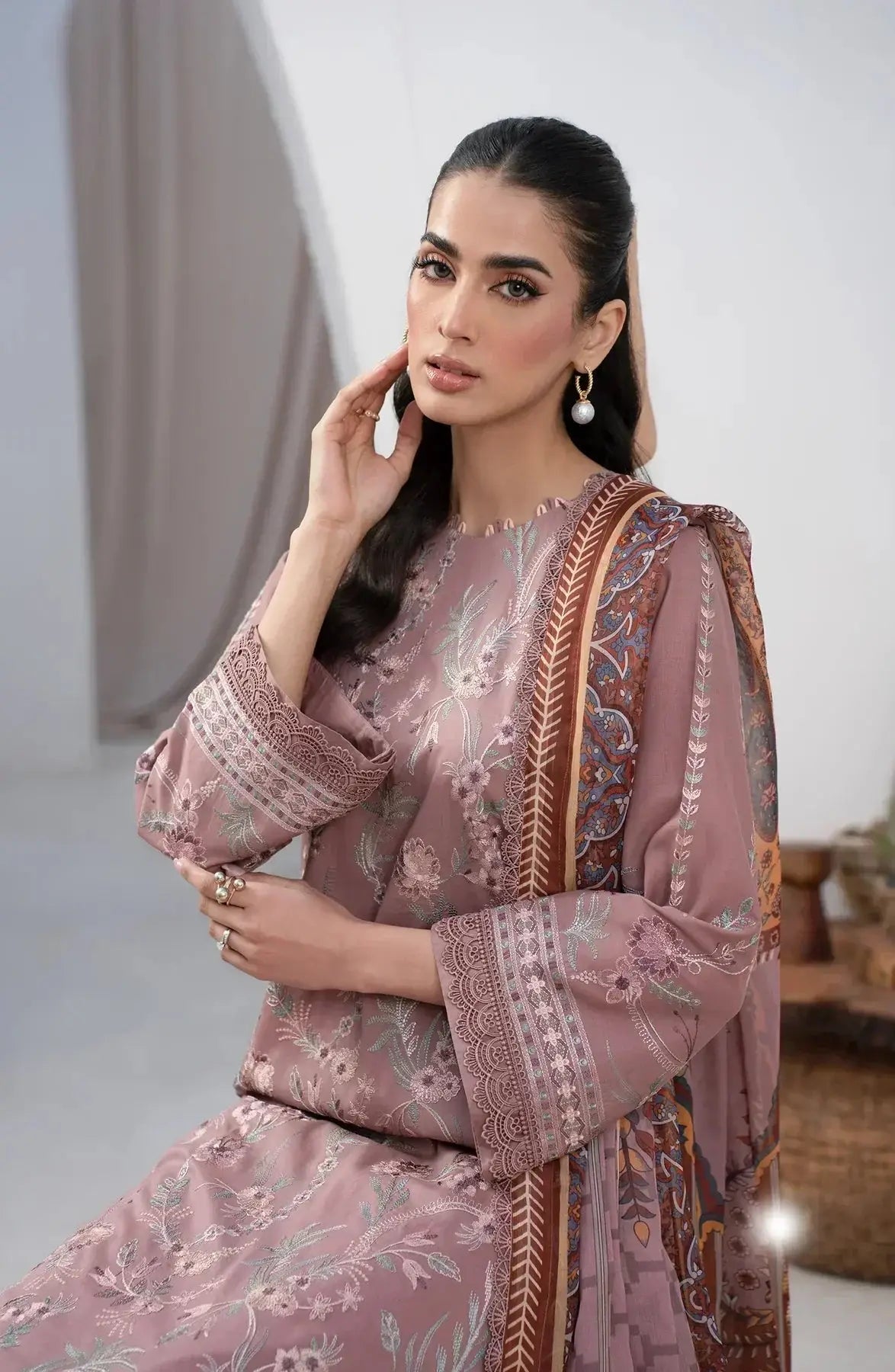 Zarif | Eid Lawn 24| ZL 05 FLORINA - Pakistani Designer Dress - by Zarif | Type: Luxury - 100% Original at Saira Sultan